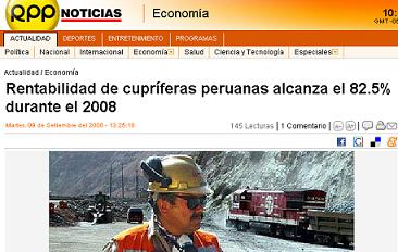 RPP noticias, 9 de septiembre del 2008